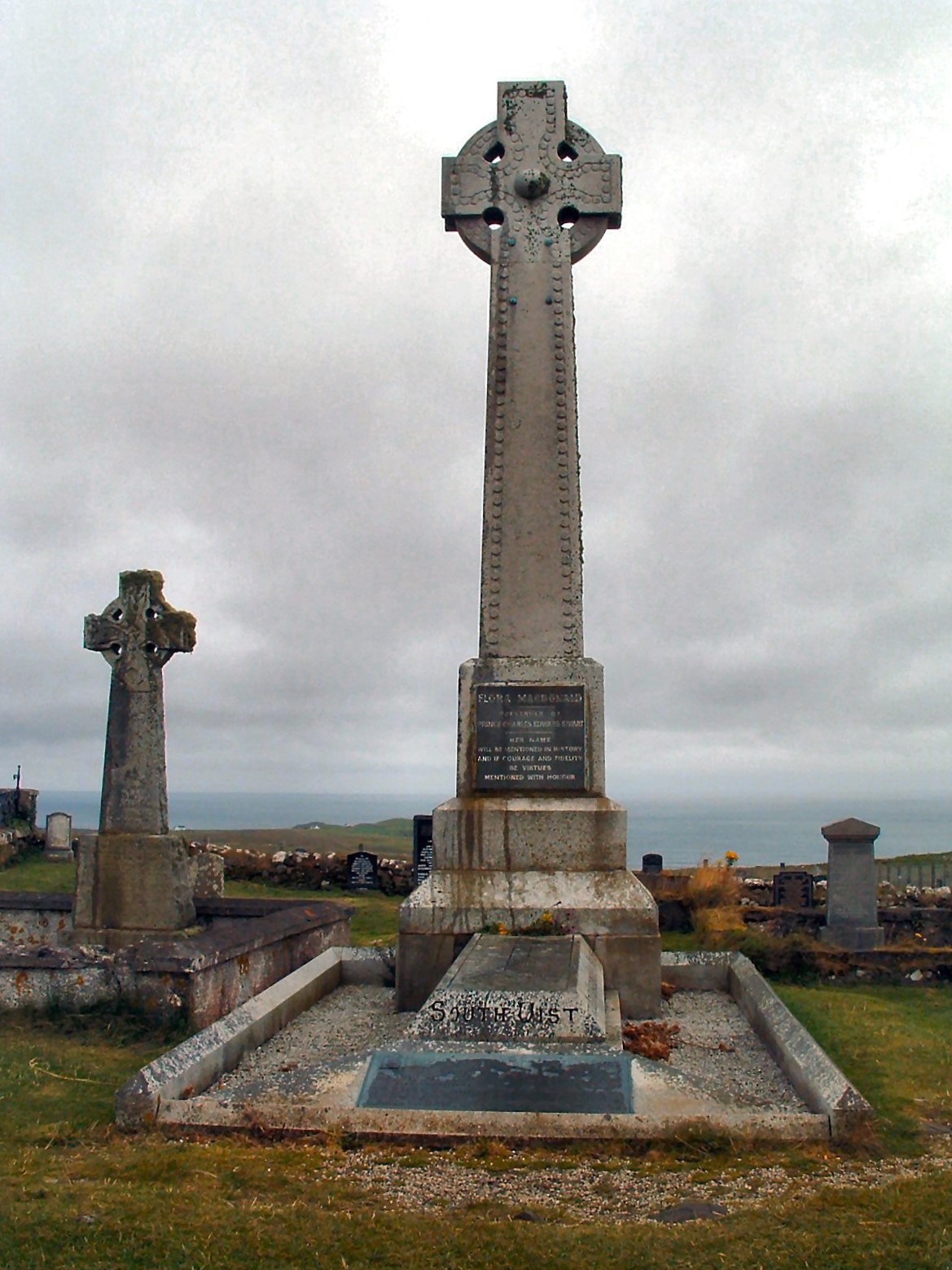 Flora MacDonald's resting place on the Isle of Skye
