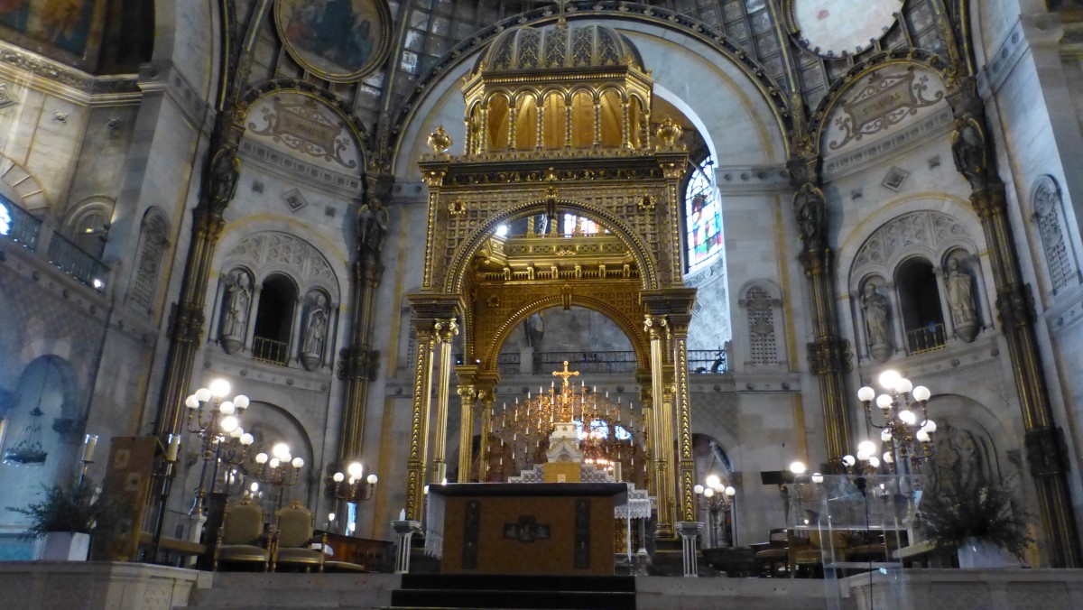 The ciborium over the Altar.