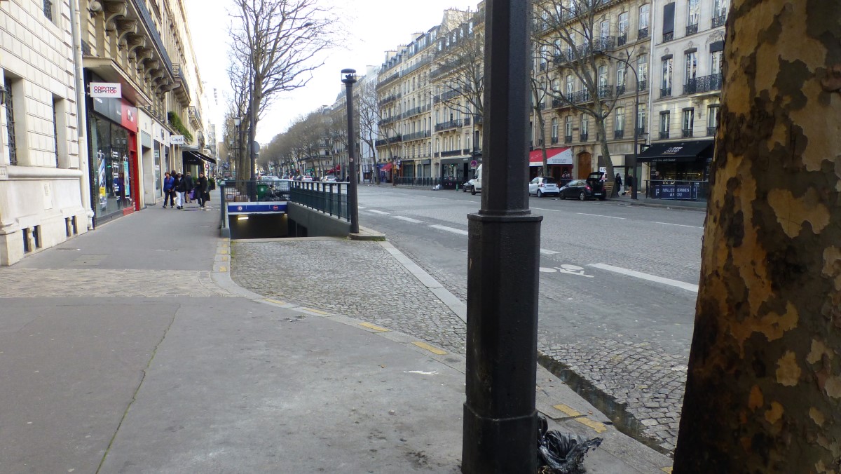 Exit from an underground parking lot. It is easy to see 007 come shooting out in his Martin.