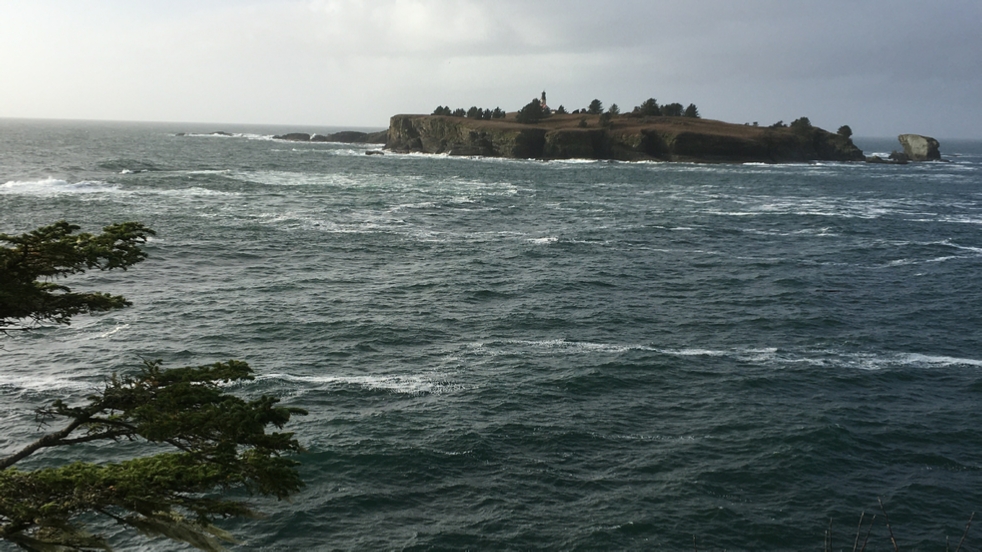 Here you can see the Cape Flattery Lighthouse on Tatoosh Island. This is truly the most northwest point in the Continental US (photo by Jr).