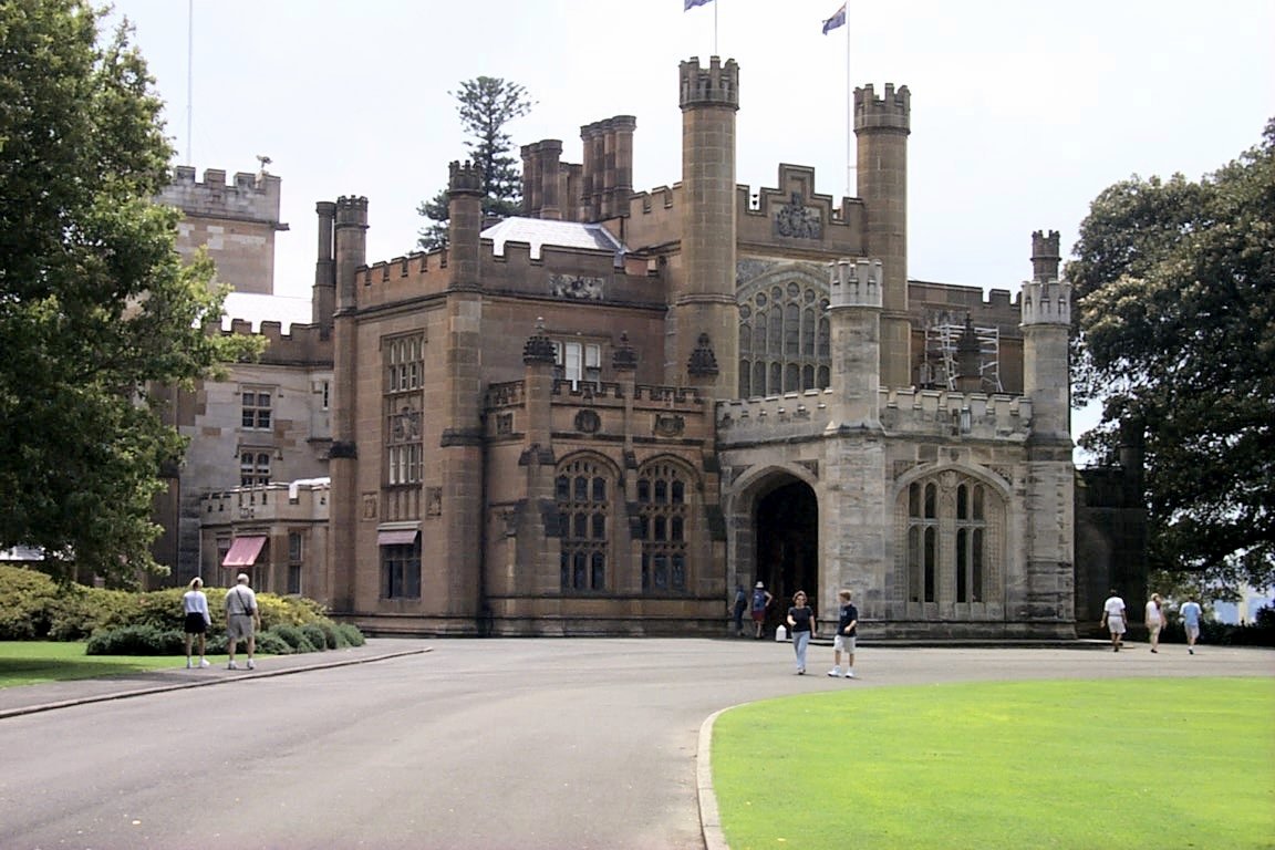 The Government House on the Royal Botanical Gardens grounds.