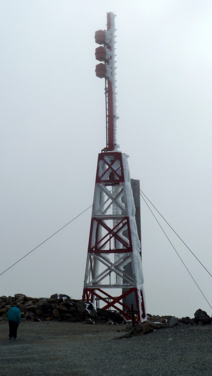 The old WMTW transmitter tower