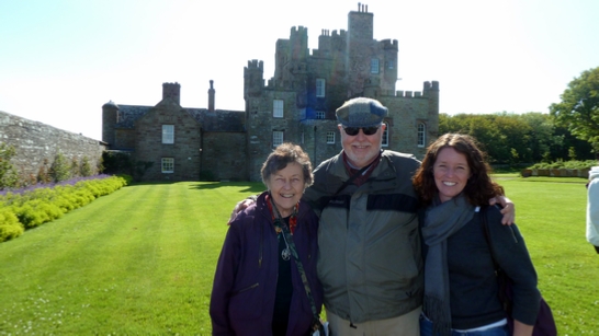 Marilyn Stewart, Amy and moi at Castle Mey