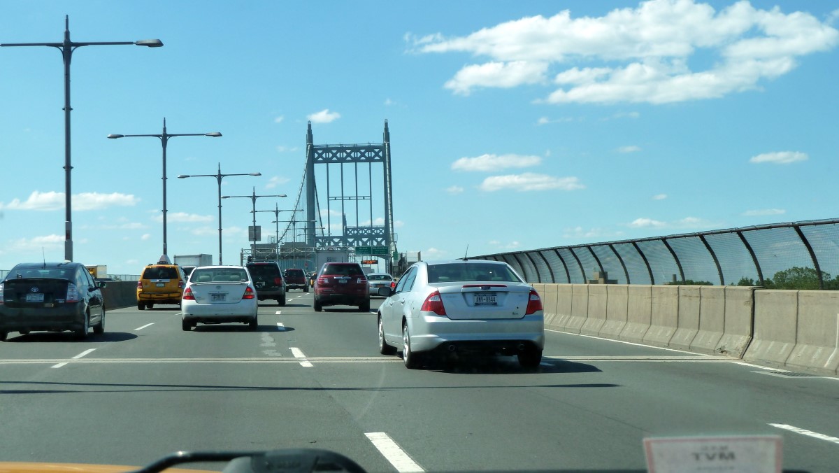 Here we are crossing the Robert F. Kennedy Bridge on our ride from Laguardia Airport to our hotel. For most of us, this was our first experience in a New York taxi! Perhaps it’s best to just close your eyes.