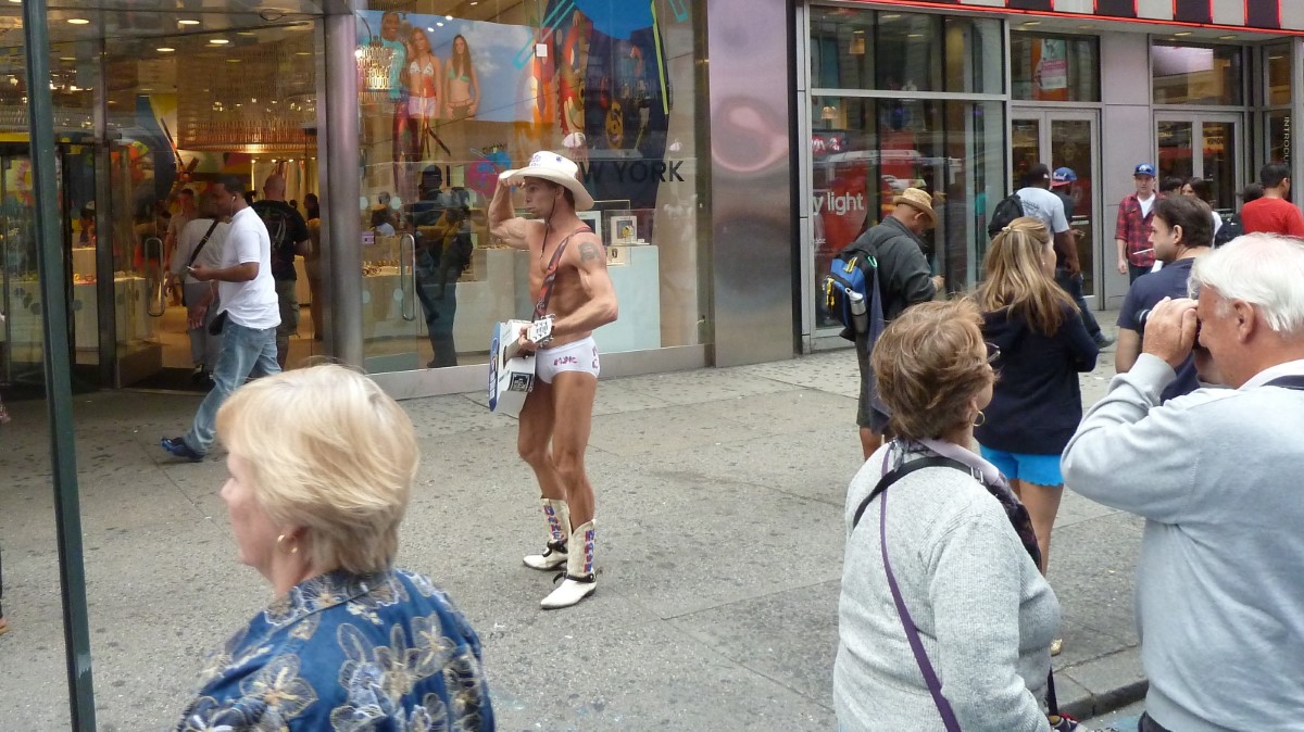 Oh, yeah, the Naked Cowboy was there!