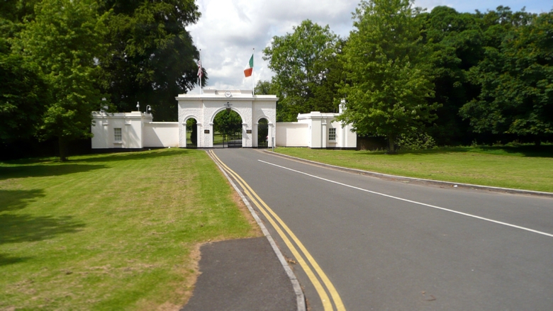 Gates to the US Embassy, Phoenix Park