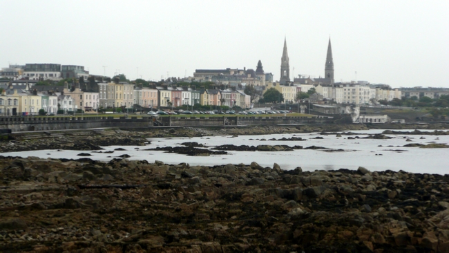 Looking west to Dun Loghaire from Sandycove