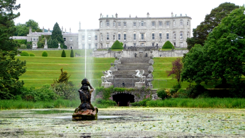 Powerscourt Estate from Triton’s Lake