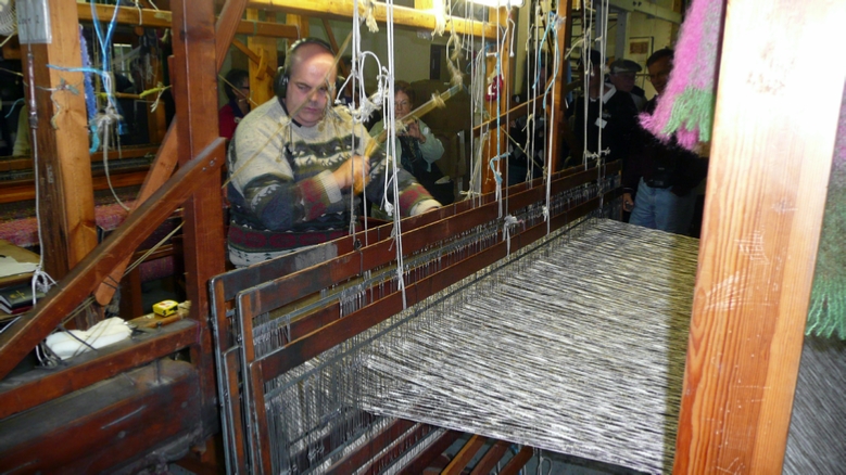 Working at the Flying Shuttle Loom