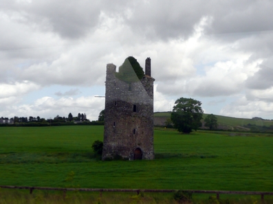 A Ruined Norman Tower House