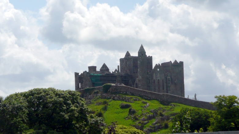 The Rock of Cashel,  traditional seat of the kings of Munster