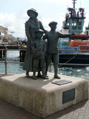 Annie Moore’s Statue, Cobh Harbor