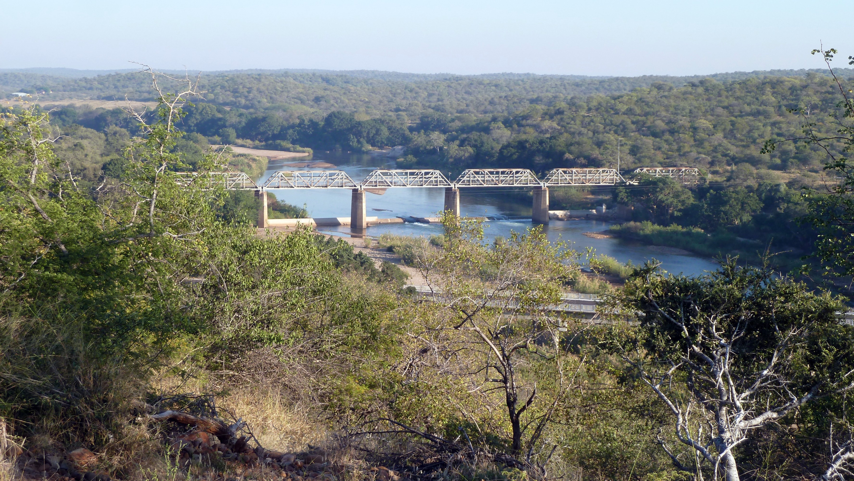 Overlooking the Bridge on the River Olifants