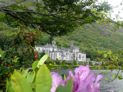 Kylemore Abbey across Lough Polacoppul