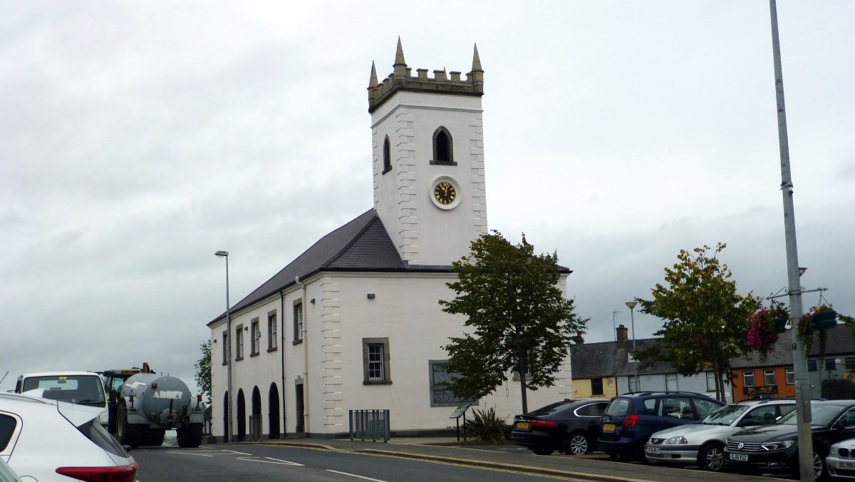 The Castlewellan Library, a rather impressive building.