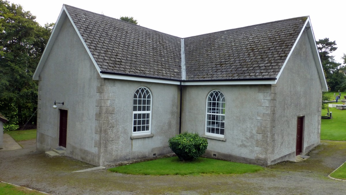 The inauspicious Tyrone Ditches Presbyterian Church