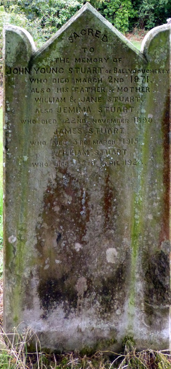 The Stuart gravestone