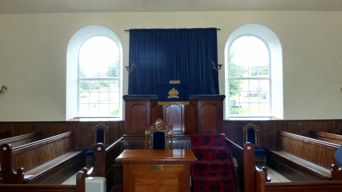 The Pulpit of the Tyrone Ditches Presbyterian Church