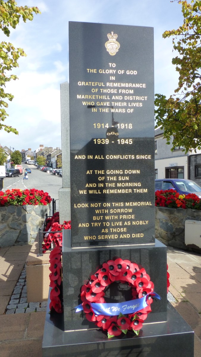 The Remembrance Memorial at Market Hill