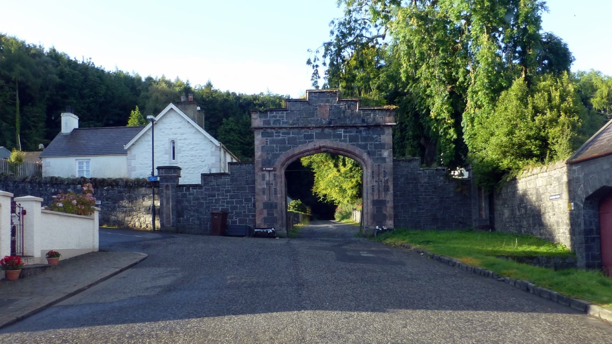 The Forest Gate at Glenarm Castle.