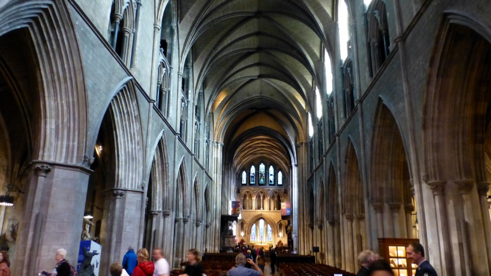 Looking down the Nave at St. Patrick's