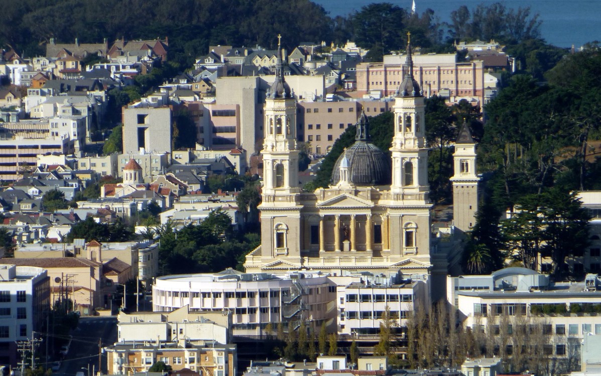 St. Ignatius Church from Twin Peaks.