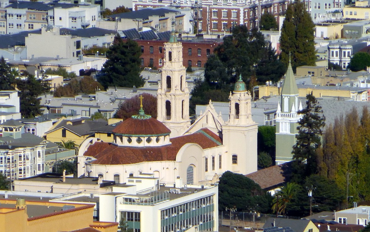 Mission San Francisco de Asís is the oldest surviving structure in San Fran.