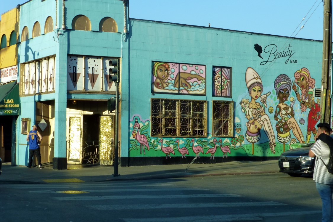 One of the many Murals in the Mission District. (I’m not sure what #11 is doing!!)