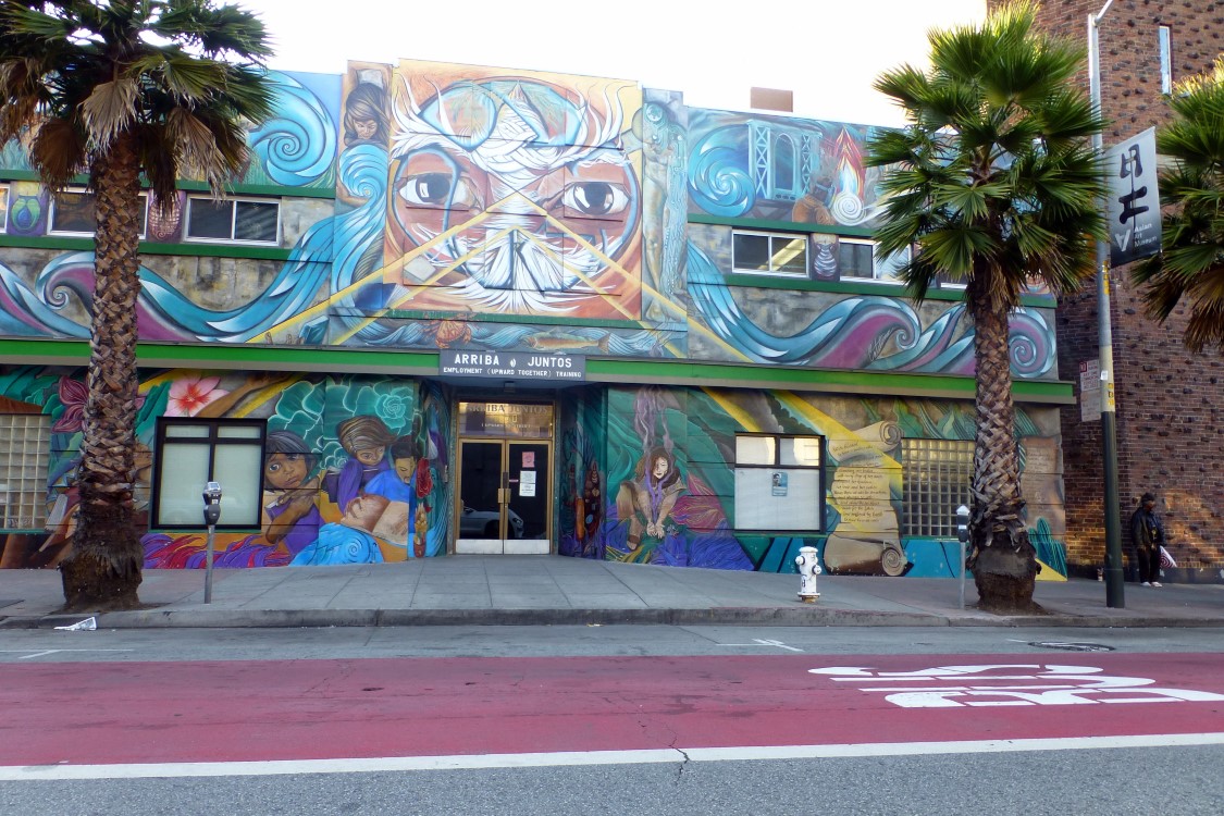 Another mural in the Mission District.