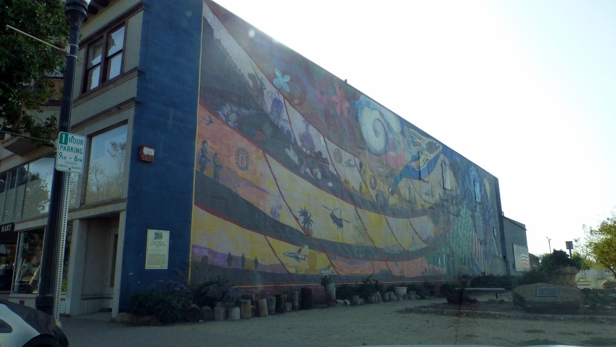 A large mural for which Lompoc is known.