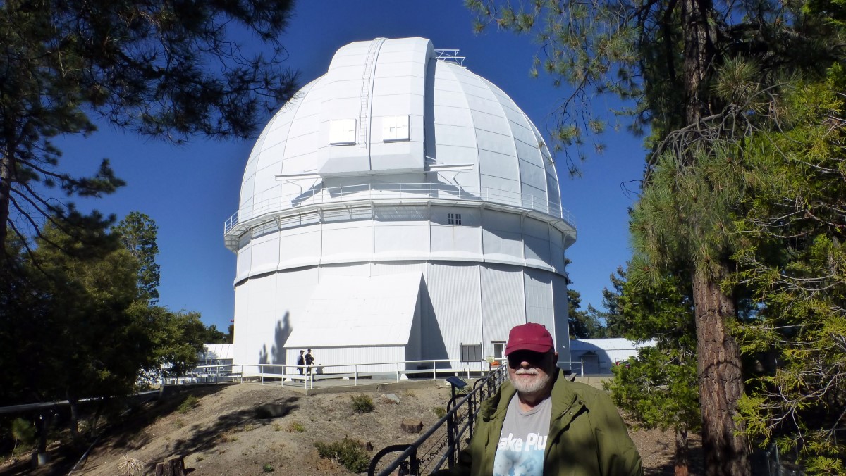 He then built this 100 inch reflector in 1917. It was the largest reflector at the time. Hale went on to build the 200 inch reflector at Mt Palomar in 1948 (known today as the Hale telescope). It remained the largest reflector until 1953. The largest reflector today is 409 inches located in the Canary Islands. Unlike the 100 and 200 inch scopes made from a single cast and ground glass lens, it uses an array of octagonal aluminum segments.