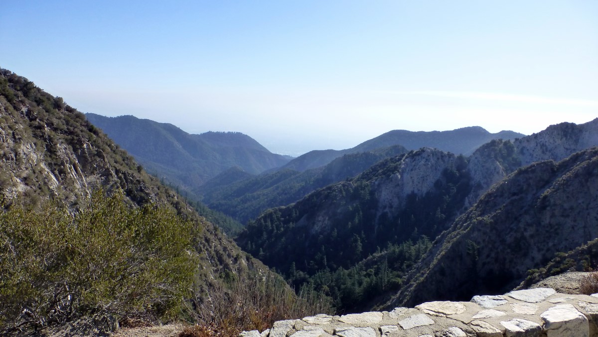 Another canyon as we descend the San Gabriel Mountains from Mt Wilson