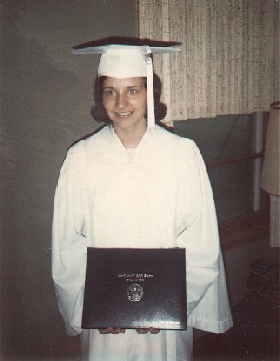 Cissy’s HS Graduation, 1970