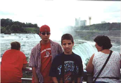 Justin & James at Niagara Falls