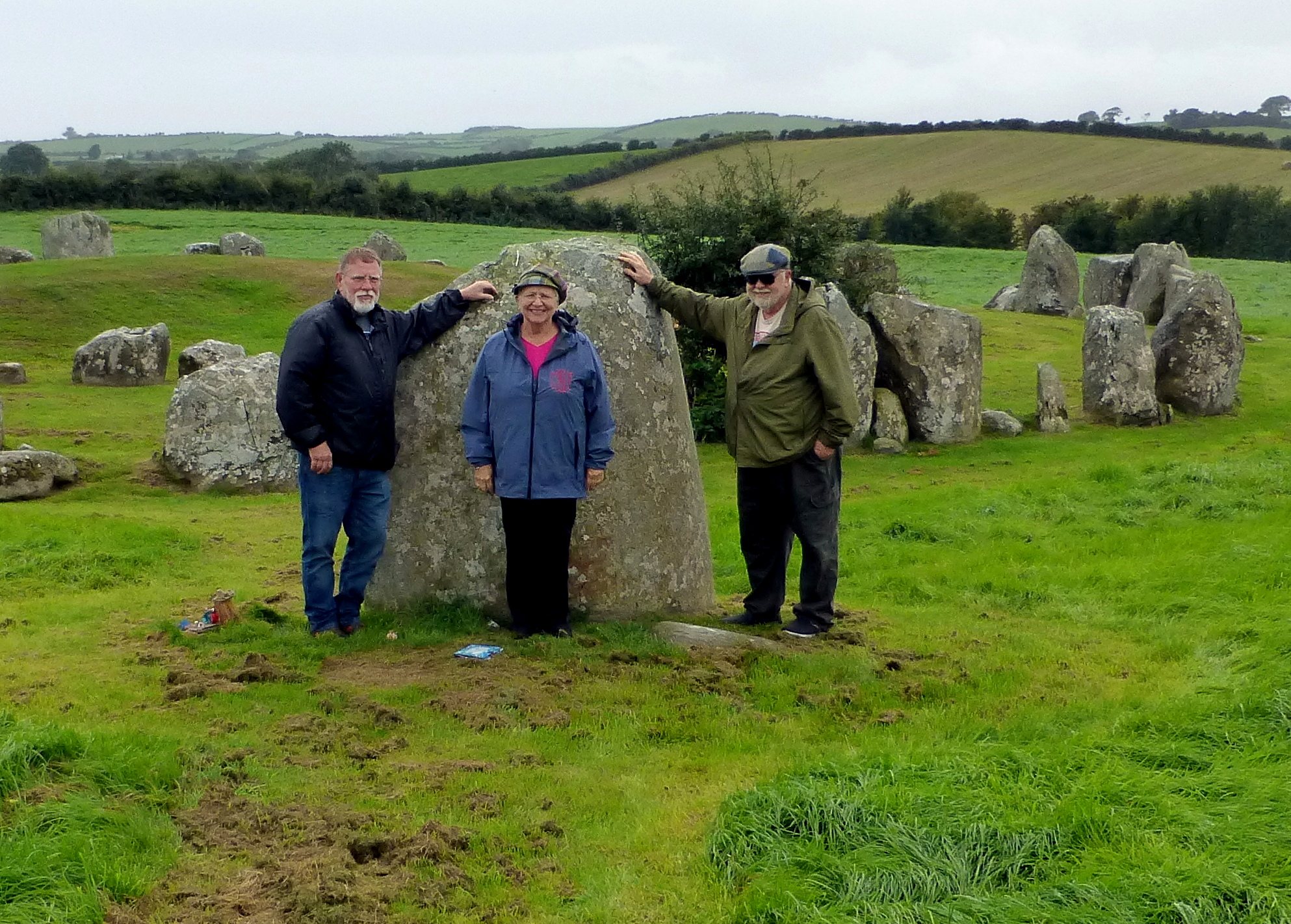 At the Ballynoe Stone Circle, County Down, Ireland