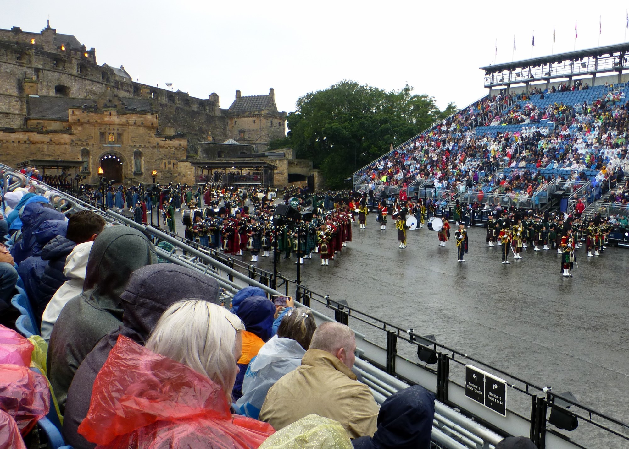 The Edinburgh Tattoo - The Esplanade & Castle