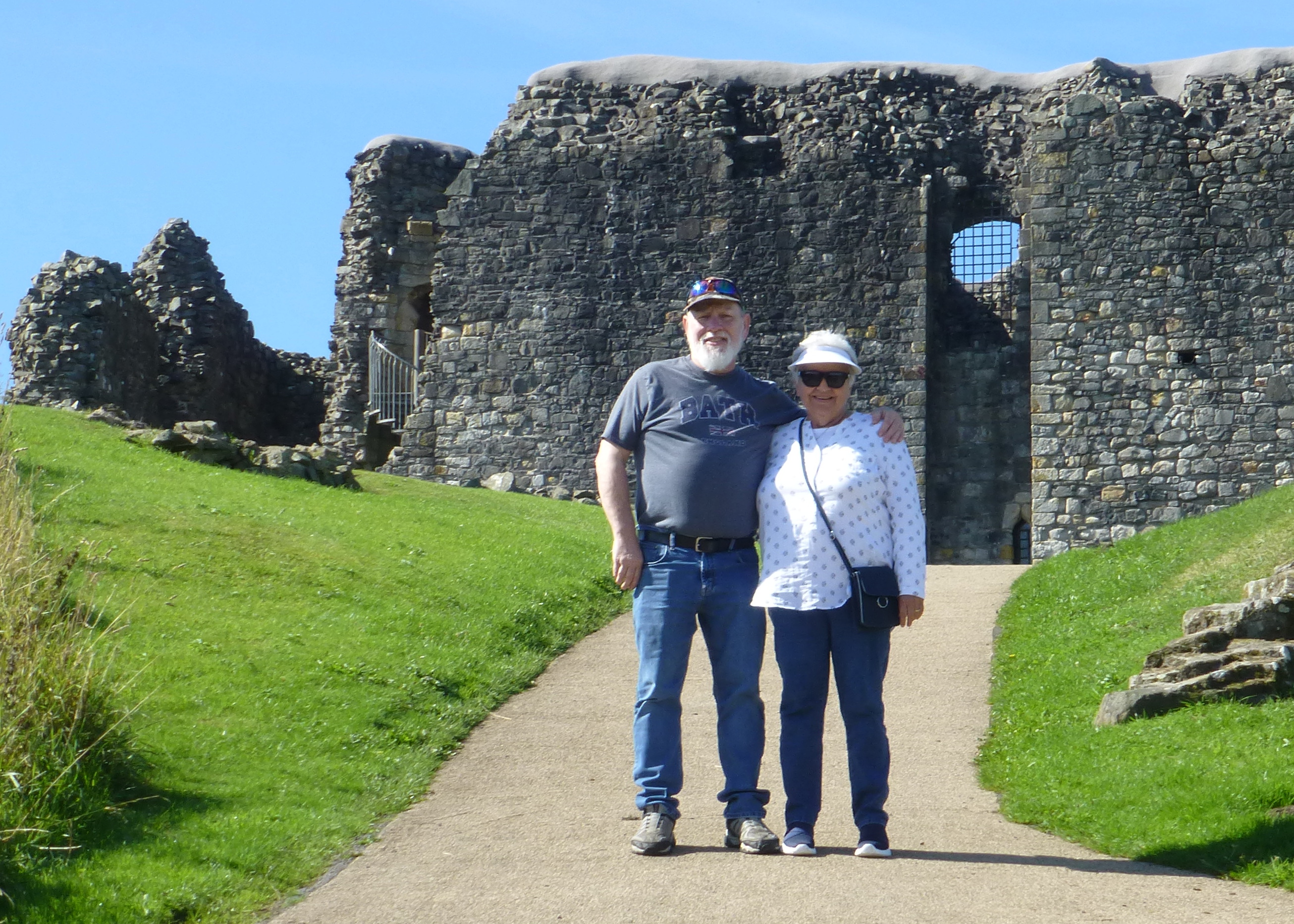 Cissy & John at Dundonald Castle, Scotland