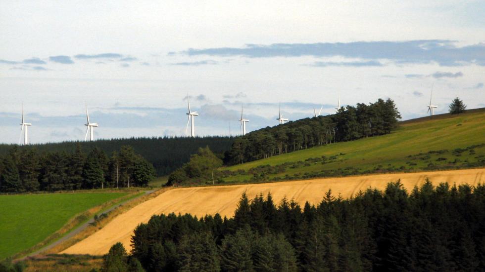 We came upon electrical generation windmills from time to time. (Little did we know how ubiquitous (and annoying) they would become.)