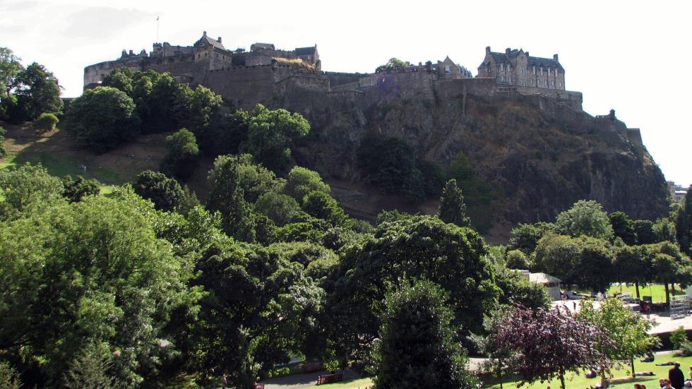 Edinburgh Castle upon Castle Rock certainly dominates the skyline from Princes Street.