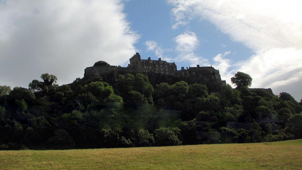 Stirling Castle siting upon Castle Hill