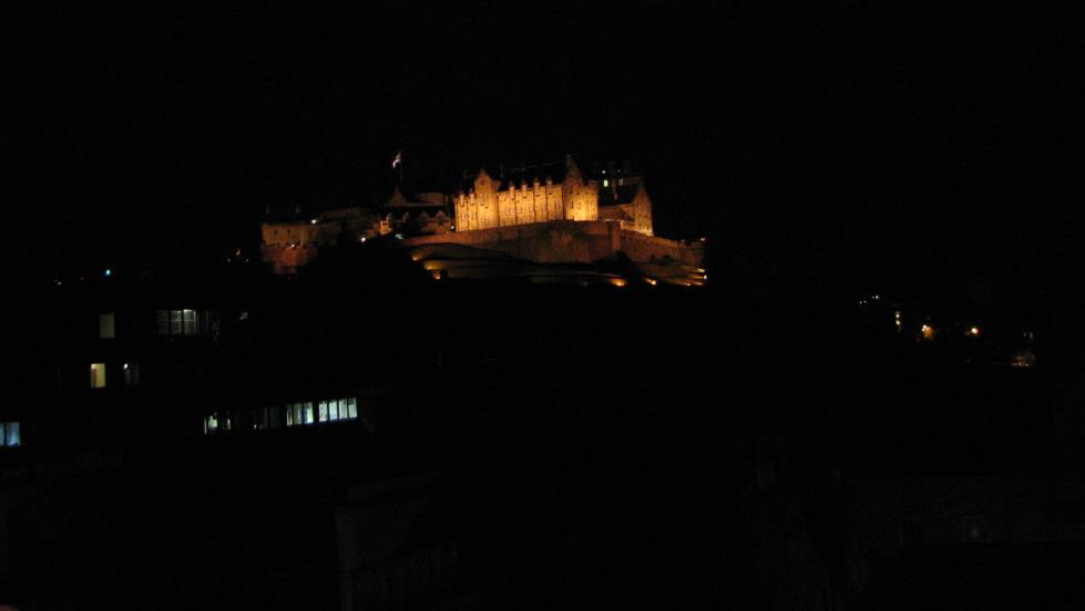 On the way to my room, I caught sight of the Castle sitting high on Castle Rock.