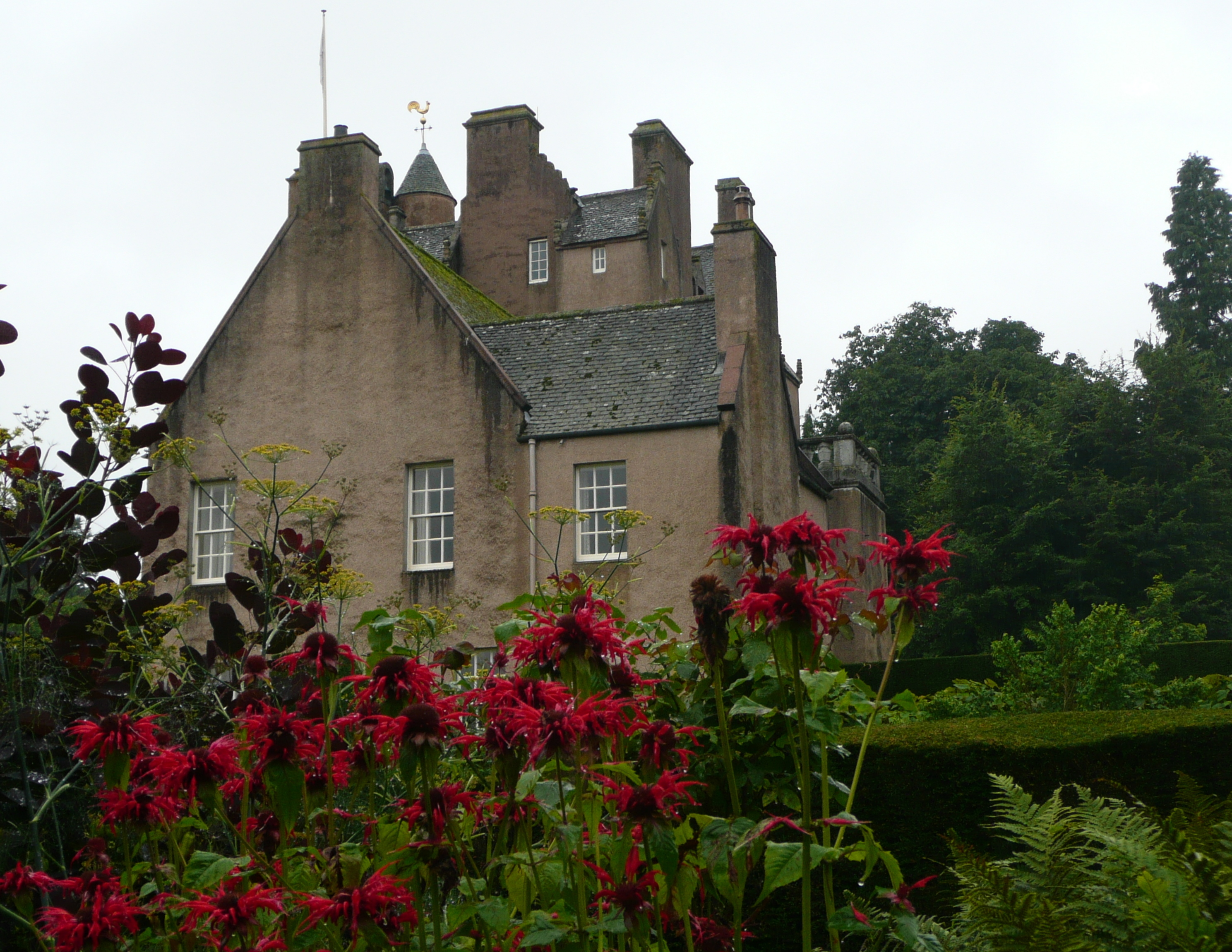 Crathes Castle from the garden. (2005)