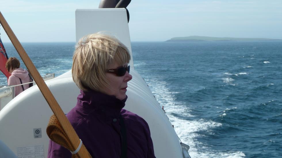 To this day I do not know what was passing through Linda's mind as we crossed the Pentland Firth.