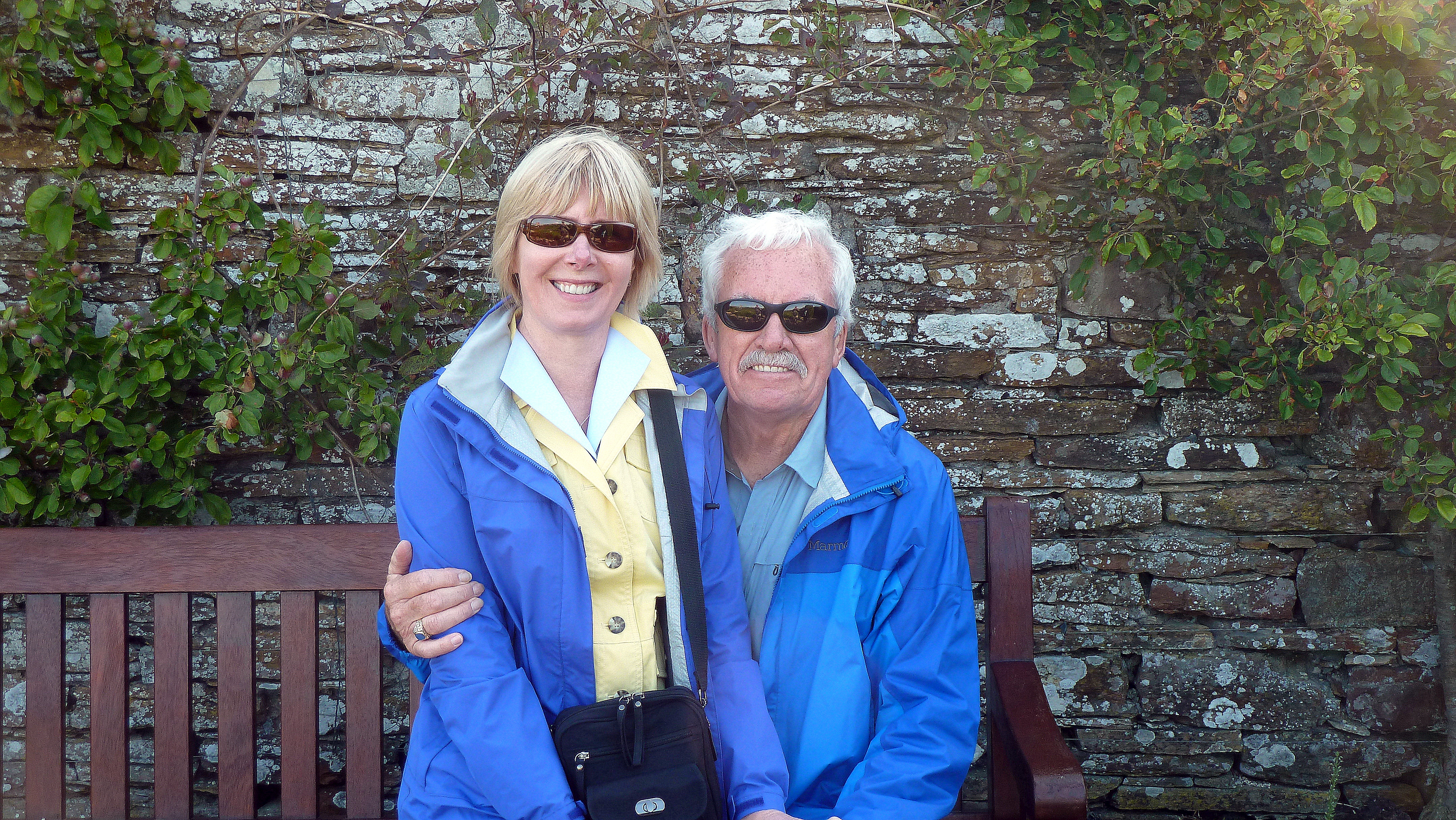 Alex and Linda at the Castle of Mey. (2008)