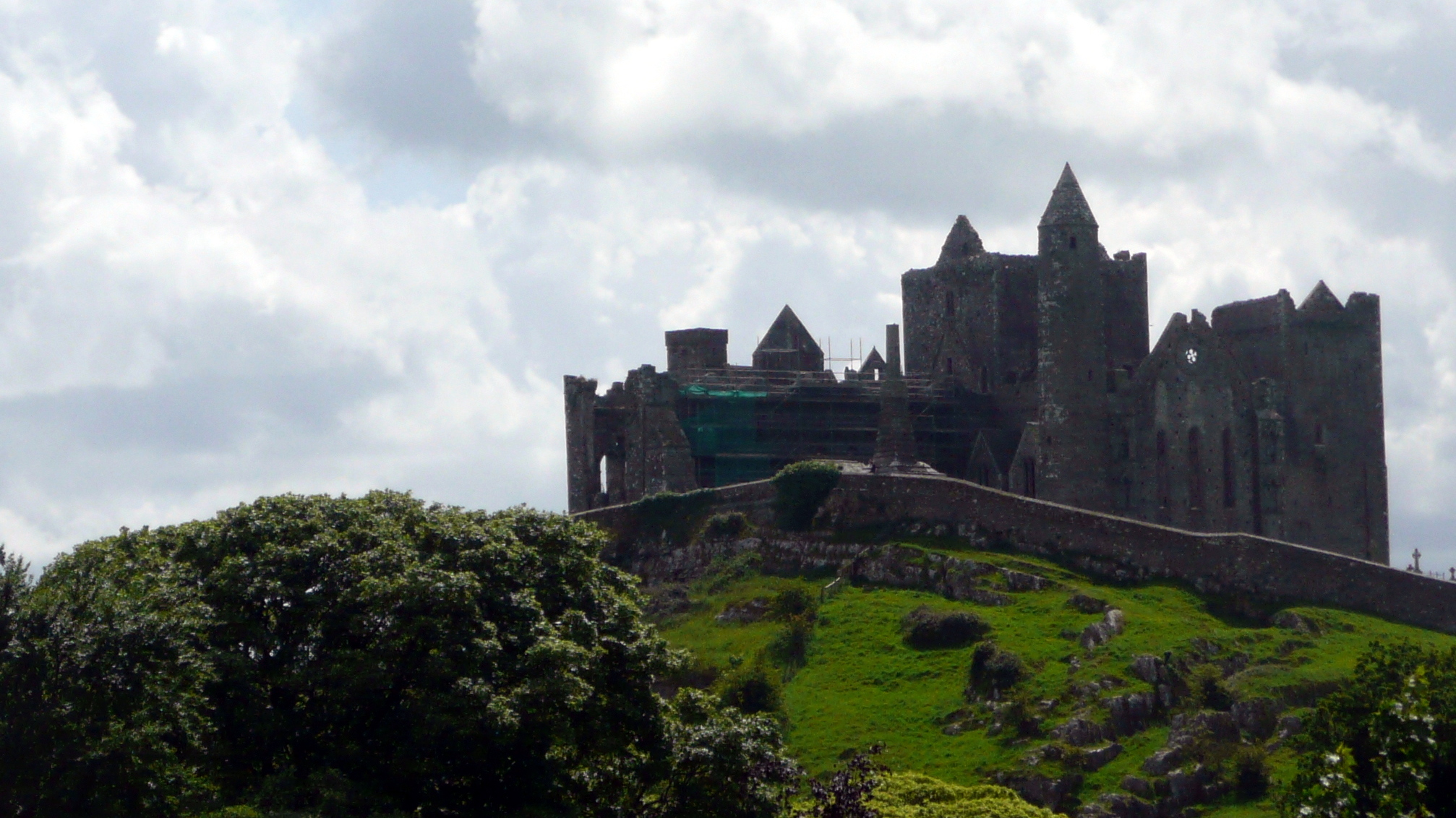 Unfortunately, the Rock of Cashel was under repair on the day we were there and we had to settle for pictures from a distance.