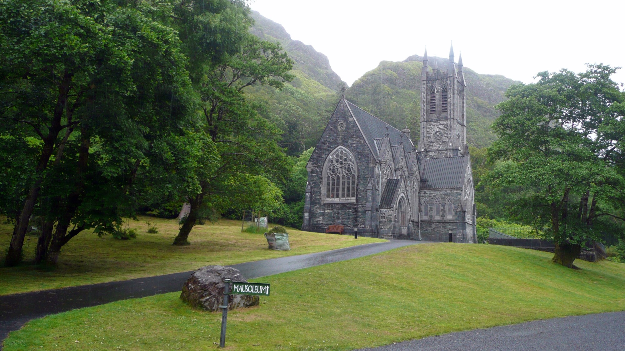 Kylemore Gothic Chapel includes a mausoleum where Margaret is interred.