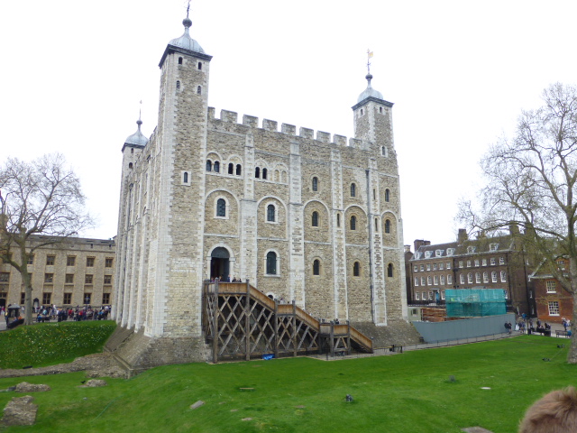 The White Tower from inside the Bailey (2017).