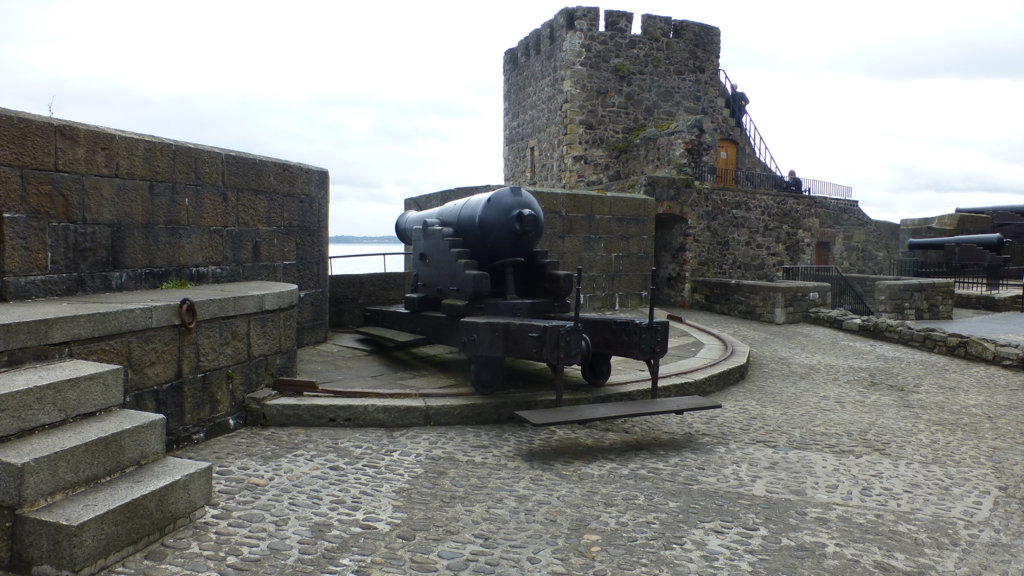 Two of the remaining twenty-two guns on the east battery.