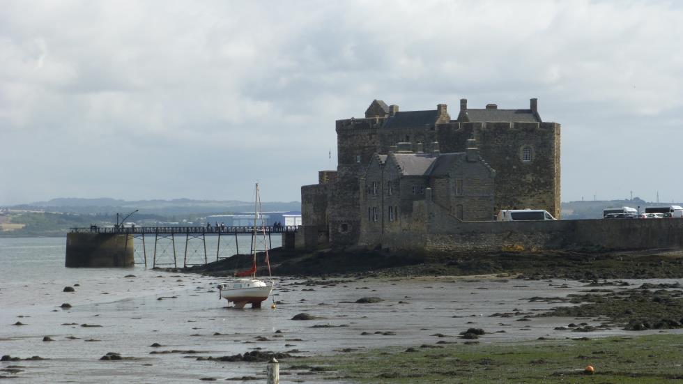 Blackness Castle as it overlooks the Firth of Forth. (2022)