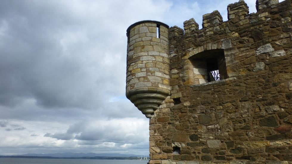 One of the corner Turrets.